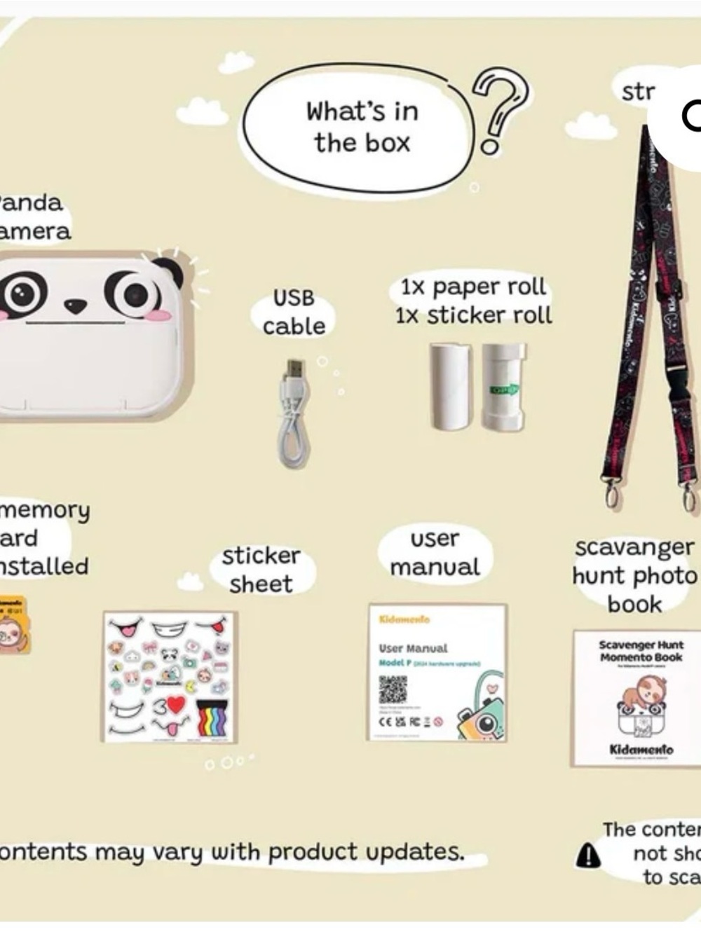 Instant Print Digital Camera -Kidamento Koko the Panda - Picture 10 of 10